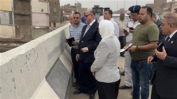 محافظ القاهرة يتفقد أعمال التطوير الجارية بحيي البساتين والخليفة