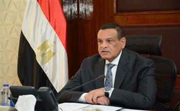 وزير التنمية المحلية يفتتح المركز التكنولوجي بديوان عام محافظة شمال سيناء