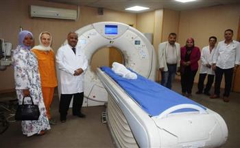 مستشفيات جامعة أسوان تجري أشعة مقطعية لمومياوات أثرية 