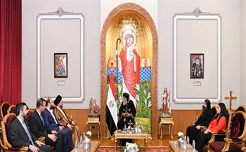 البابا تواضروس يستقبل رئيس تيار الحكمة العراقي