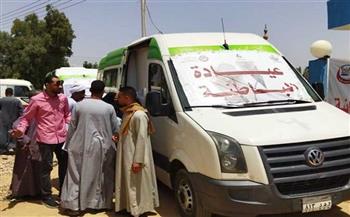 فحص 1018 مريضا خلال اليوم الأول لقافلة جامعة المنصورة بشمال سيناء