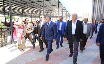 محافظ سوهاج يتفقد سوق مدينة ناصر الحضري الجديد