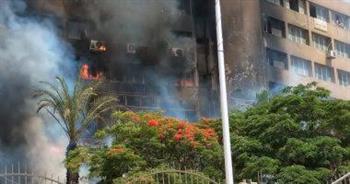 الحماية المدنية تسيطر على حريق مصنع بأبو النمرس