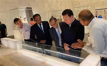 المتحف القومي للحضارة المصرية بالفسطاط يستقبل مسئولين بارزين من الصين وماليزيا