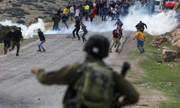 مواجهات بين الفلسطينيين والاحتلال الإسرائيلي في نابلس