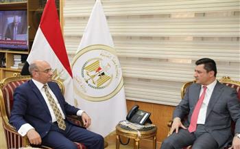 وزير العدل يستقبل نظيره العراقي لبحث سبل تعزيز التعاون القضائي