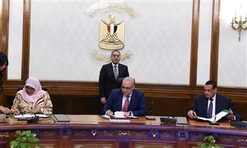 رئيس الوزراء يشهد مراسم توقيع اتفاقية بين الحكومة المصرية والأمم المتحدة 