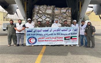 إقلاع الطائرة السادسة من الجسر الجوي الكويتي لإغاثة السودان
