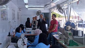 «القوى العاملة»: برنامج تدريبى مهني مجانى للفتيات بالوحدة المتنقلة ببورسعيد 