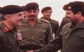 رغد صدام حسين تنشر فيديو لوالدها وملك الأردن الراحل للتهنئة بزفاف الحسين ورجوة
