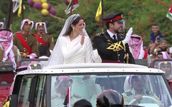 «ببهجة وزغاريد».. الأردن تحتفل بزفاف ولي العهد بقصر زهران| صور