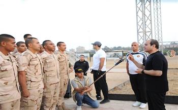 الرئيس السيسي يقوم فجر اليوم بزيارة تفقدية للكلية الحربية (صور)