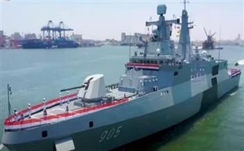 وصول الفرقاطة «القهار» لقاعدة الإسكندرية استعدادا لانضمامها للقوات البحرية