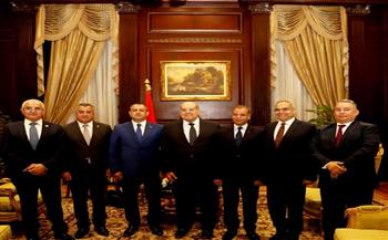 رئيس الشيوخ يستقبل الوكيل الأول لرئيس المجلس الوطني الأذربيجاني
