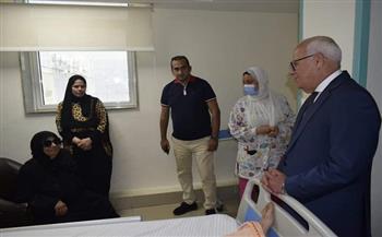جولة تفقدية لمحافظ بورسعيد بمستشفى السلام التخصصي