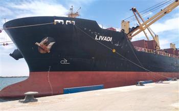 زيادة حجم البضائع المتداولة بميناء شرق بورسعيد في مايو الماضي 