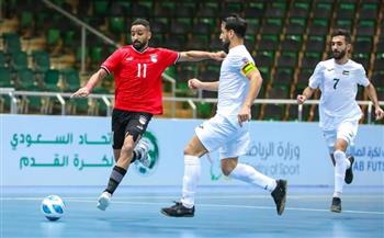  منتخب الصالات يفوز على فلسطين 5-1 فى كأس العرب