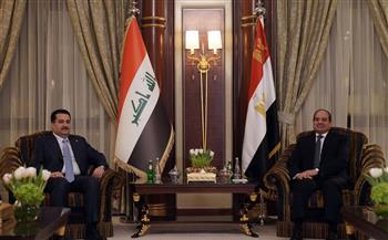 الرئيس السيسي يؤكد دعم مصر الثابت لأمن واستقرار العراق