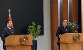 رئيس وزراء العراق: مذكرات التفاهم الموقعة اليوم خارطة طريق للعلاقة بين القاهرة وبغداد 