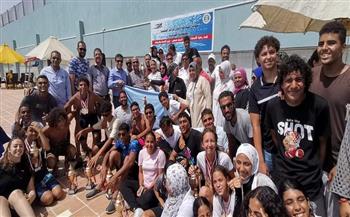 البحر الأحمر تفوز ببطولة السباحة لمراكز الشباب للمحافظات الحدودية