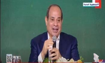 عاجل.. الرئيس السيسي للمصريين: «انتو سبب التطوير في آخر 8 سنوات»