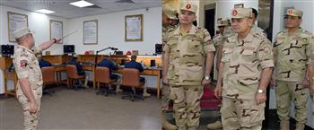 الفريق أسامة عسكر يشهد تنفيذ مشروع تكتيكي بجنود «نصر 56» بالجيش الثاني