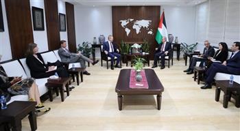 رئيس الوزراء الفلسطيني يستقبل المبعوث الأوروبي لعملية السلام