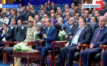 عاجل.. الرئيس السيسي: لن نتهاون في مواجهة التعديات على أملاك الدولة 