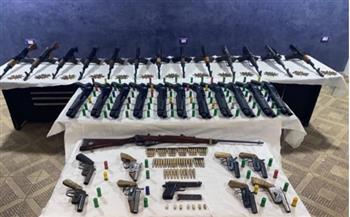 الأمن العام يضبط 34 قطعة سلاح ناري في أسيوط