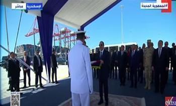 أخبار عاجلة اليوم في مصر.. الرئيس السيسي يشهد رفع العلم المصري على سفينة وادي الملوك