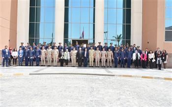 «الأكاديمية العسكرية» تنظم زيارة لأعضاء بهيئة التدريس وطلاب لجامعة القاهرة الجديدة التكنولوجية  