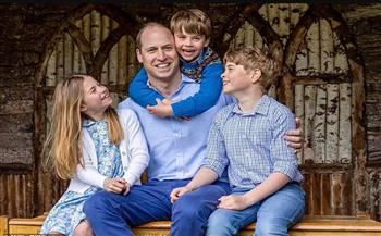 احتفال خاص من الأمير ويليام بعيد الأب مع أبنائه 