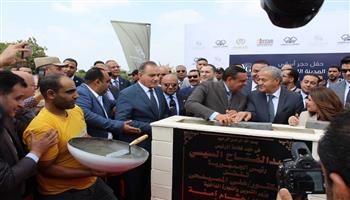 وزير التموين يضع حجر الأساس لإنشاء منطقتين «لوجستية وتجارية» بكفر الشيخ