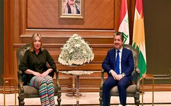 مسرور بارزاني يناقش قضايا الأمن وانتخابات كردستان مع مسؤولين أميين وأمريكان