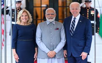 الرئيس الأمريكي يستقبل رئيس الوزراء الهندي في البيت الأبيض