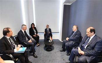 الرئيس السيسي يلتقي وزير الاقتصاد والمالية الفرنسي