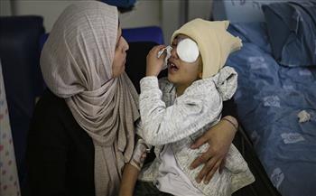استئصال عين طفل فلسطيني أصيب برصاص الاحتلال الإسرائيلي