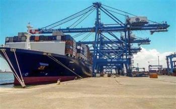 تداول 34 سفينة للحاويات والبضائع العامة بميناء دمياط