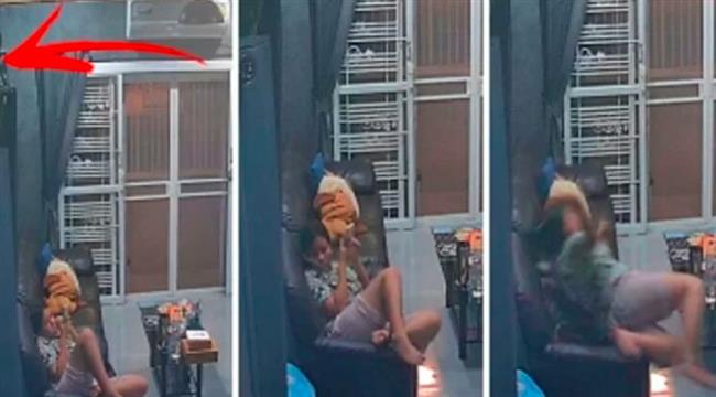 معجزة.. كوبرا قاتلة تسقط على رأس فتاة من سقف غرفتها (فيديو)