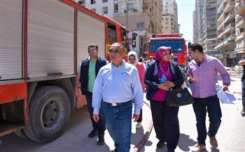 محافظ الإسكندرية: جهود مكثفة من مختلف الأجهزة لرفع أنقاض عقار سيدي بشر 