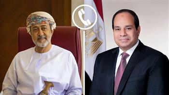 الرئيس السيسي يتلقى اتصالا من سلطان عمان للتهنئة بعيد الأضحى