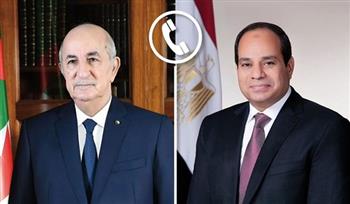 الرئيس السيسي يهنئ هاتفيا نظيره الجزائري بحلول عيد الأضحى المبارك
