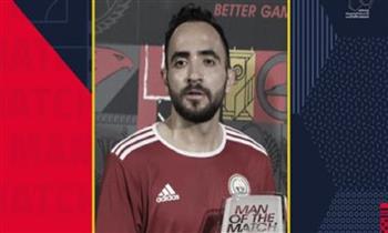 أحمد متعب يحصد جائزة أفضل لاعب في مباراة طلائع الجيش وسموحة