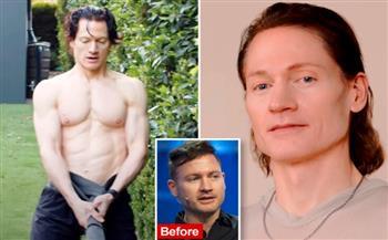 بدون عمليات تجميل.. رجل عمره 45 عامًا يبدو في الـ 18 (فيديو)