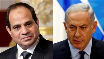 الرئيس السيسي يتلقى اتصالا هاتفيا من رئيس وزراء إسرائيل 