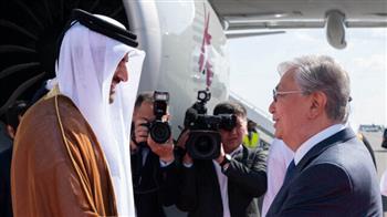 أمير قطر ورئيس كازاخستان يبحثان علاقات التعاون بين البلدين