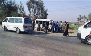 إصابة 5 أشخاص في حادث سير بطريق مصر – إسكندرية الزراعي