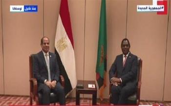 الرئيس السيسي : مصر تركز على دعم قطاعات البنية التحتية في أفريقيا