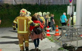 حريق في قطار يجبر السلطات النمساوية على إجلاء 200 راكب