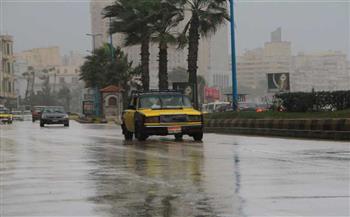 أمطار خفيفة على الإسكندرية واستمرار الملاحة بالميناء